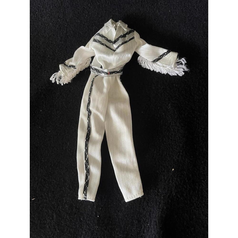 Mattel 1980s Western Winking Barbie #1757 White Jumpsuit Cowgirl
